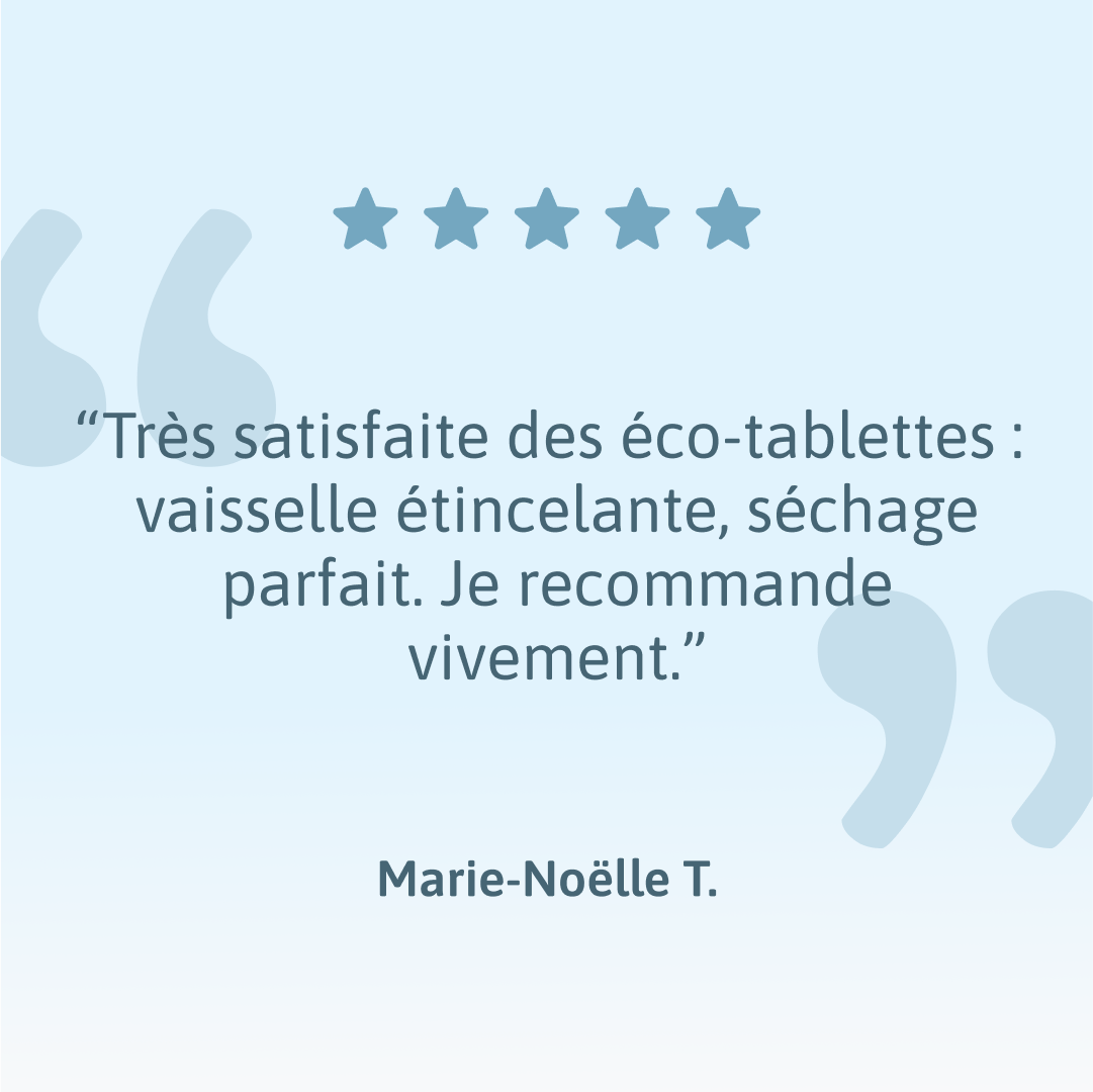 Tablettes Lave-Vaisselle Écologique 6-en-1 - 60 Pastilles