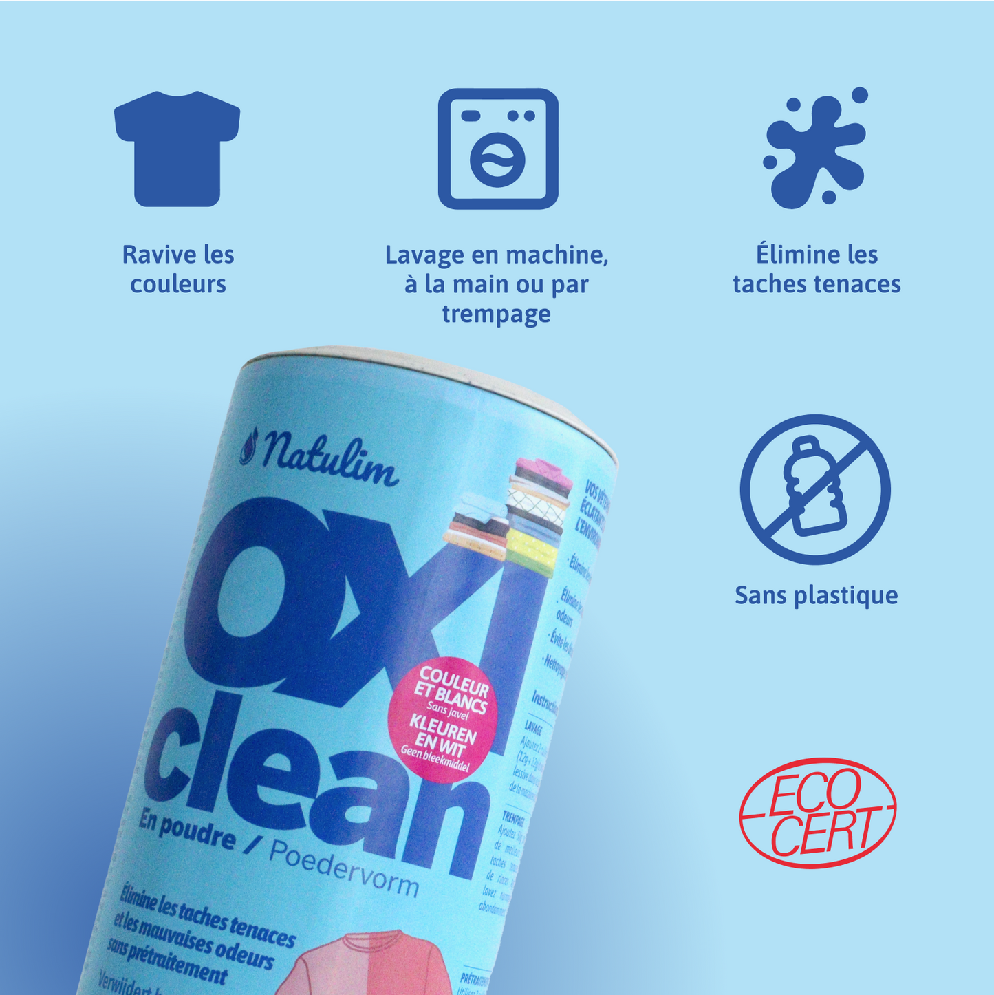 Oxi Clean - Booster de lavage - Natulim FR