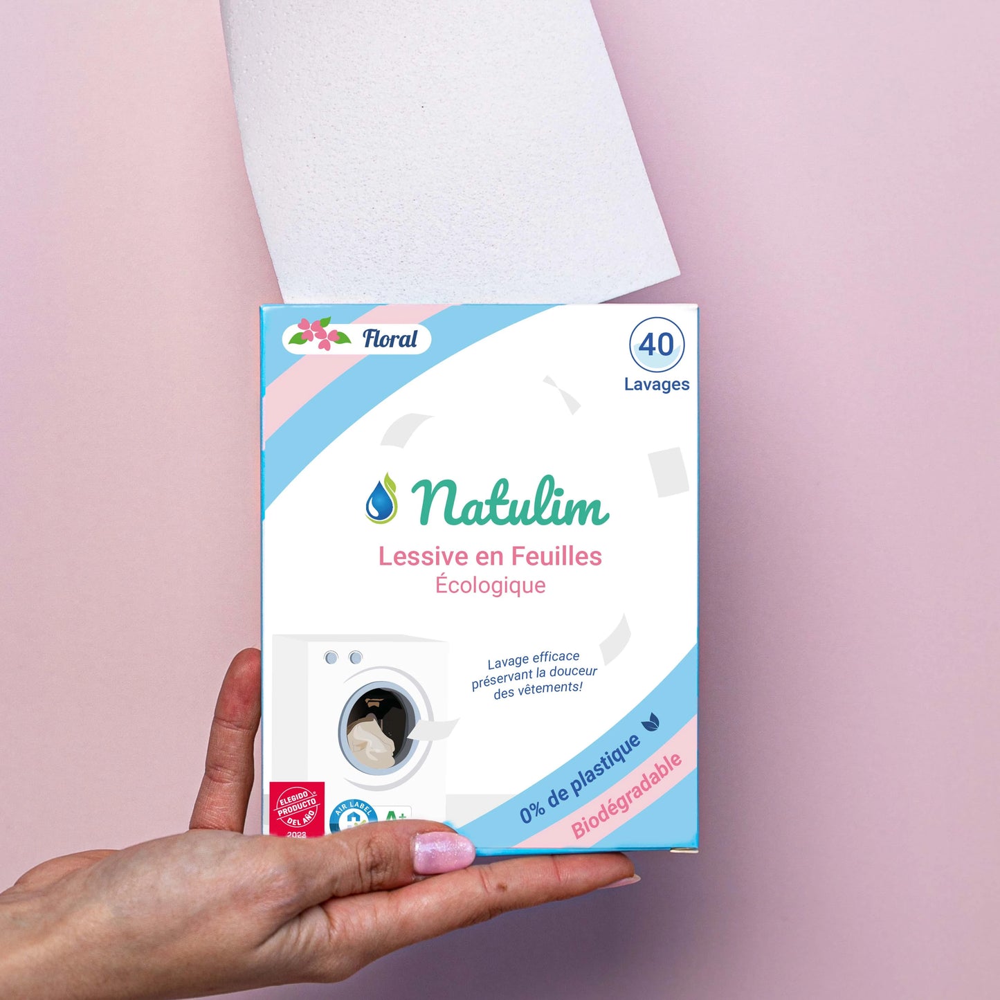 Éco-Feuilles de Lessive - 40 Lavages - Natulim FR