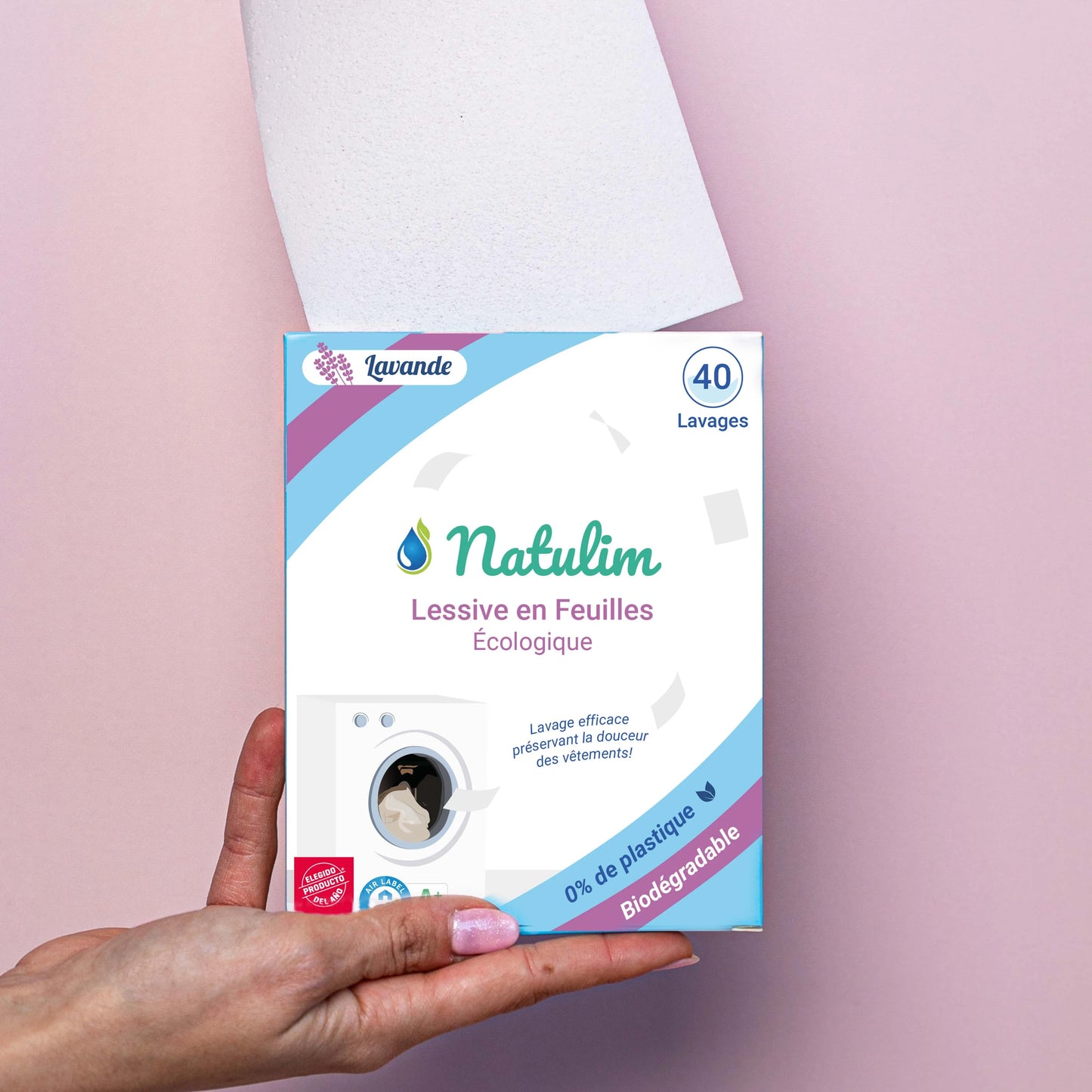 Éco-Feuilles de Lessive - 40 Lavages - Natulim FR