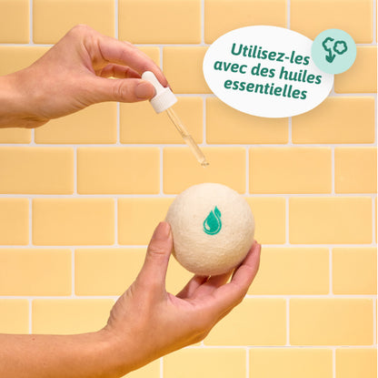 Balles de séchage en laine - Natulim FR