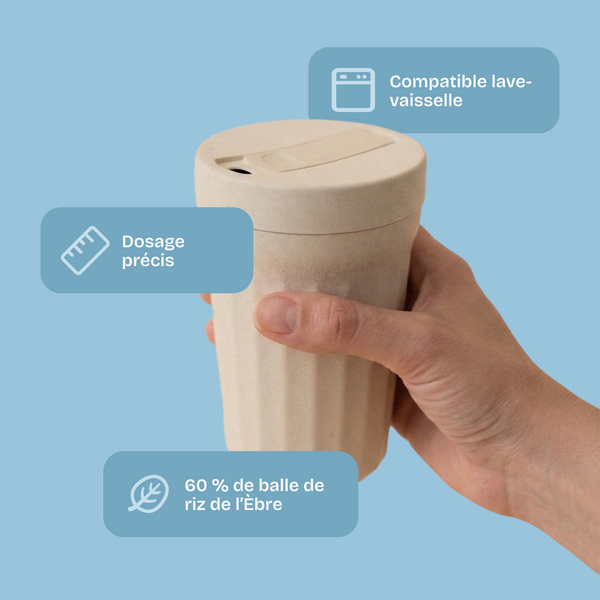 Pot Réutilisable - Pour produit lave-vaisselle à la main