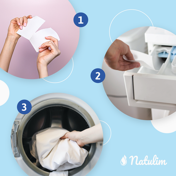 Éco-Feuilles de Lessive - 40 Lavages - Natulim FR