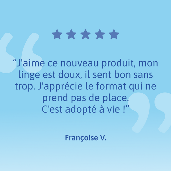 Éco-Feuilles de Lessive - 40 Lavages - Natulim FR