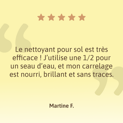 Nettoyant Sols en Feuilles - 30 Doses - Natulim FR