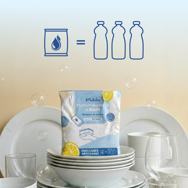 Pot Réutilisable - Pour produit lave-vaisselle à la main