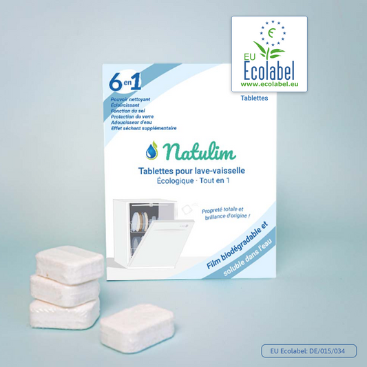 Tablettes Lave-Vaisselle Écologique 6-en-1 - 60 Pastilles