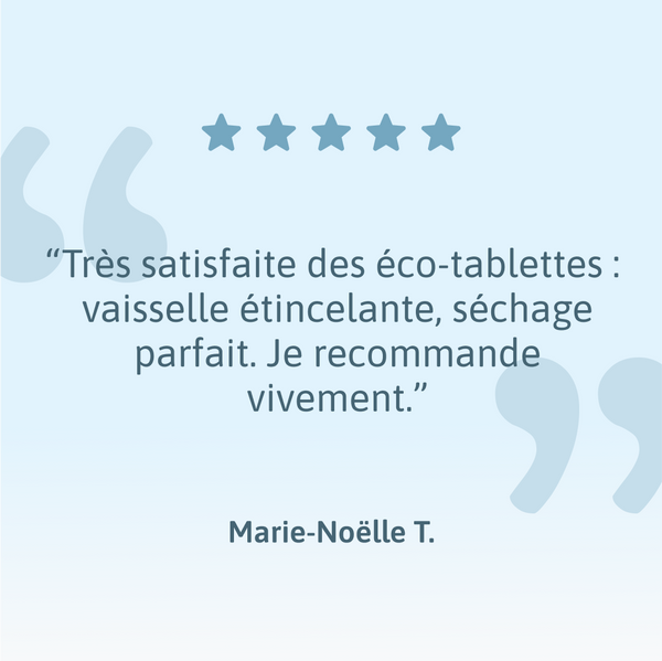 Tablettes Lave-Vaisselle Écologique 6-en-1 - 60 Pastilles - Natulim FR