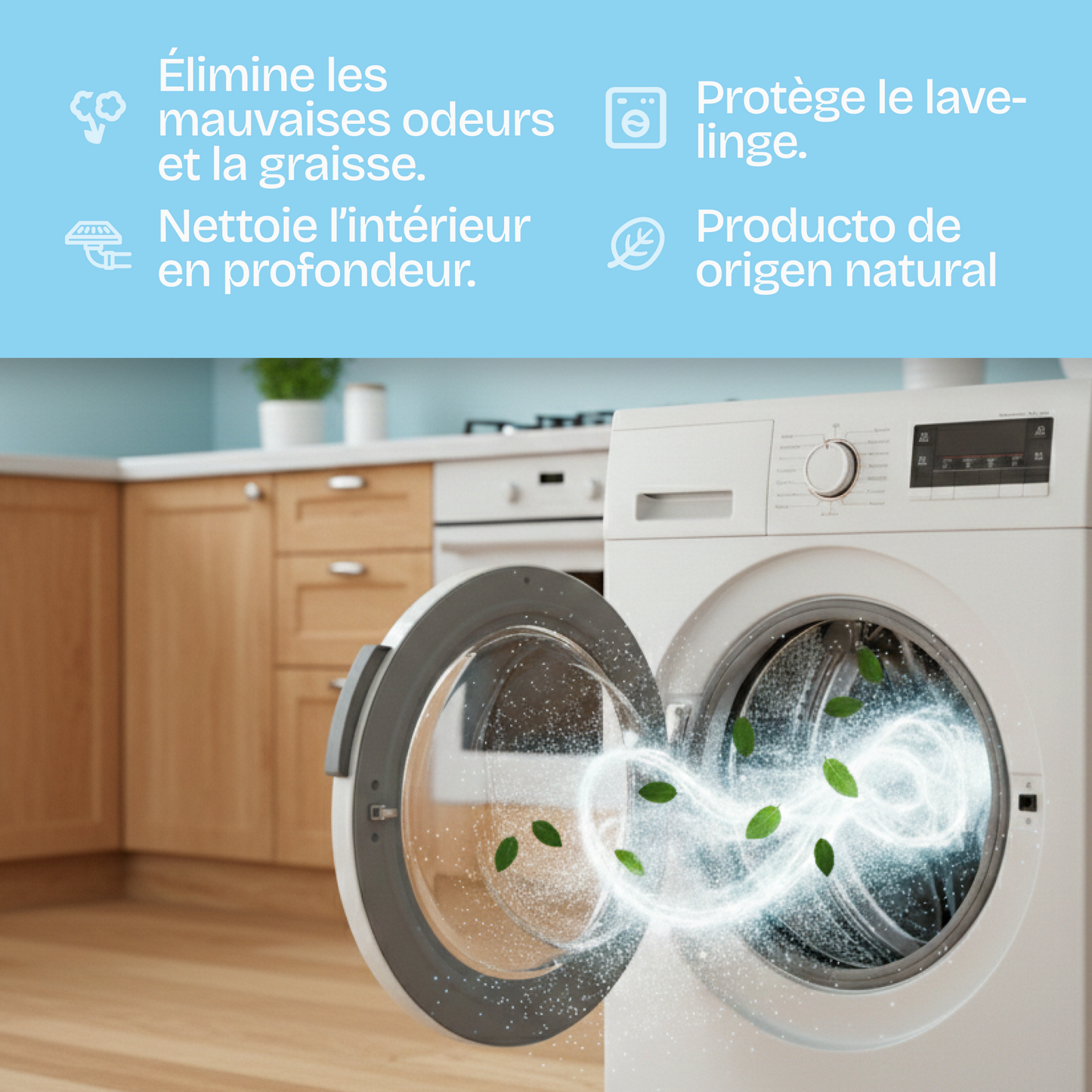 Nettoyant Lave-Linge Natulim – 4 mois d'entretien