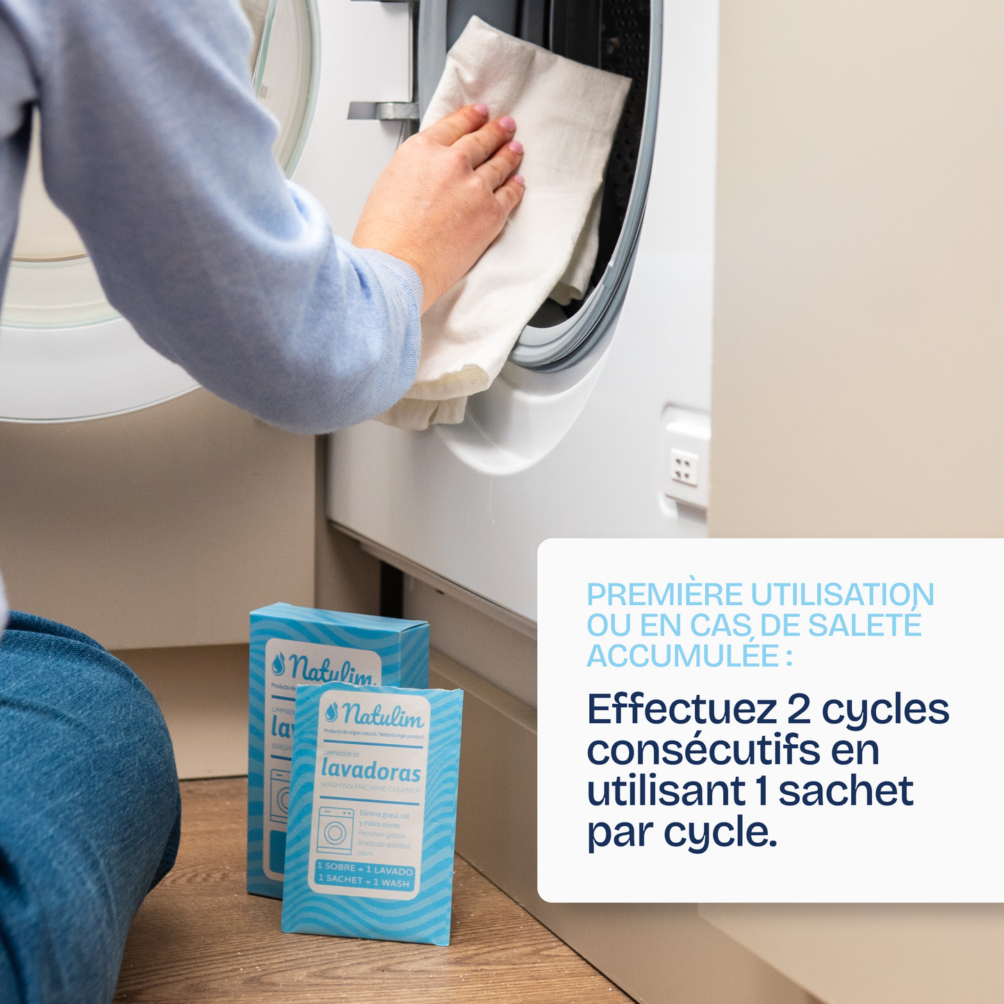 Nettoyant Lave-Linge Natulim – 4 mois d'entretien