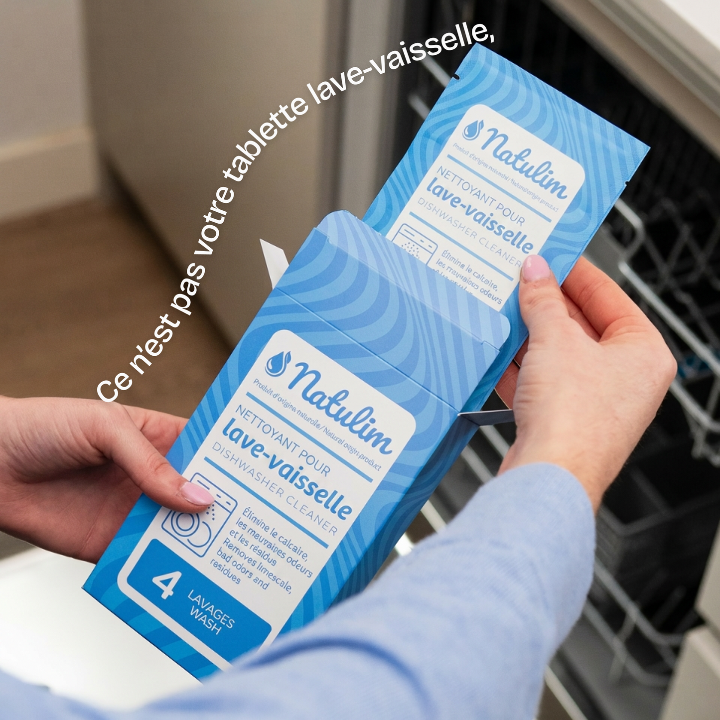 Nettoyant Lave-Vaisselle Natulim – 4 mois d'entretien