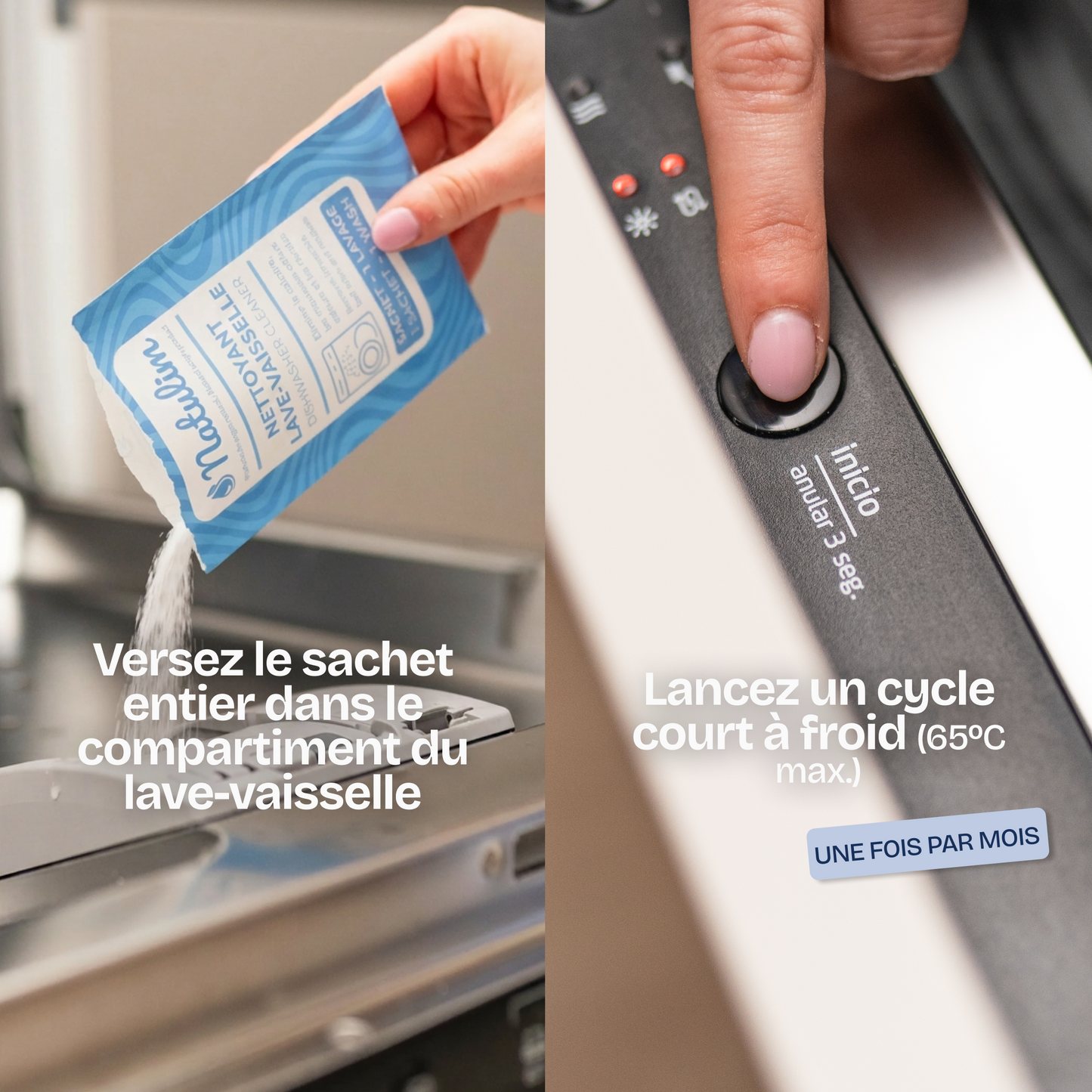 Nettoyant Lave-Vaisselle Natulim – 4 mois d'entretien