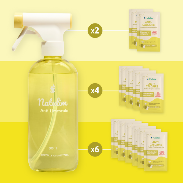 Sachets Recharges Anti-calcaire