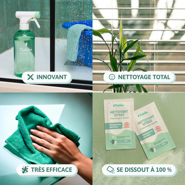 Sachets Recharges Nettoyant Vitres