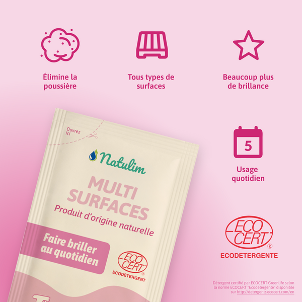 Sachets Recharges Multi-surfaces - Natulim FR